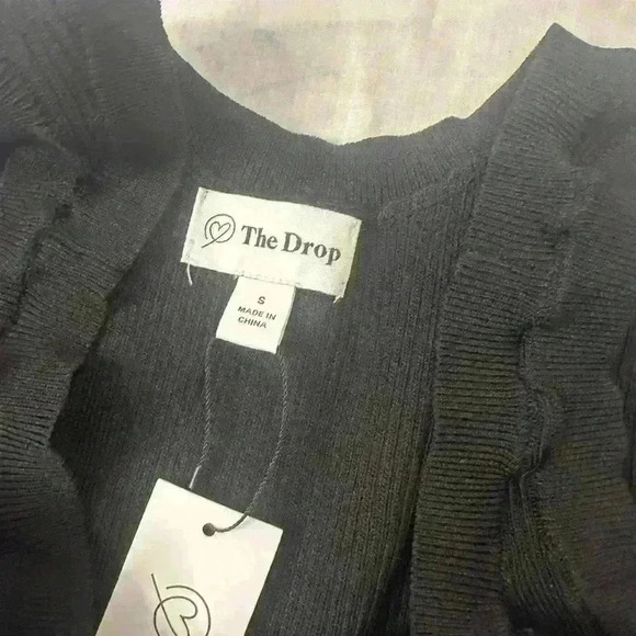 Women's Yasmin Rib Midi Sweater Tank Dress S  Black - Picture 2 of 3